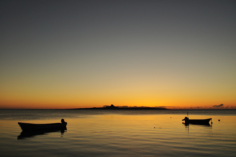 夕景が美しいビーチ